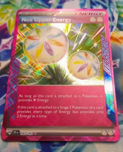Pokemon TCG Neo Upper Energy 162/162 Ace Spec Temporal Forces - Image 2