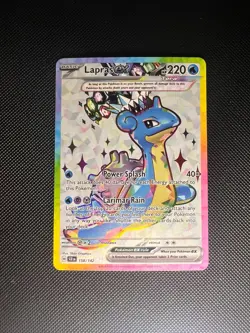 Pokemon TCG: Lapras ex 158/142 - Stellar Crown - Ultra Rare (NM/M) - Image 1