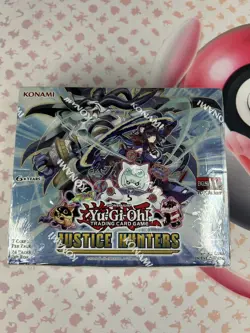 Yugioh Justice Hunters 1st Edition Factory Sealed 24 Pack Booster Box - Image 1