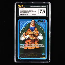 CGC 7.5 NEAR MINT+ 2024-25 ONE PIECE JPN Crocodile ST03-001 L - Image 1