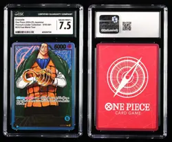 CGC 7.5 NEAR MINT+ 2024-25 ONE PIECE JPN Crocodile ST03-001 L - Image 4