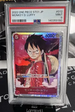2022 One Piece JP Monkey D. Luffy #ST01-012 Straw Hat Crew PSA 9 - Image 1