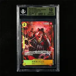 BGS 10 PRISTINE 2025 One Piece JPN Capone Gang OP11-101 SR(Alt Art) - Image 1