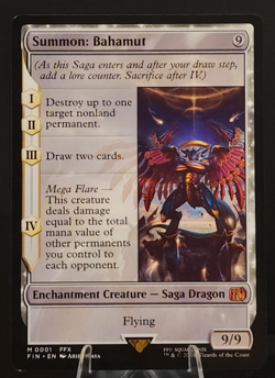 Summon: Bahamut 0001 Mythic - Magic: The Gathering - Final Fantasy (NM) - Image 1