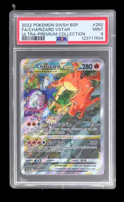 Charizard VSTAR SWSH262 SWSH: Sword & Shield Promo Cards Holo PSA 9 - Image 1