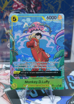 Monkey.D.Luffy (TR) OP07-109 Two Legends Foil SR Treasure Rare NM - Image 1