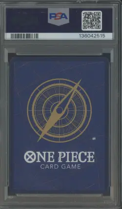2024 One Piece OP08 En Treasure Rare #109 Monkey D. Luffy PSA 10 GEM MINT - Image 2