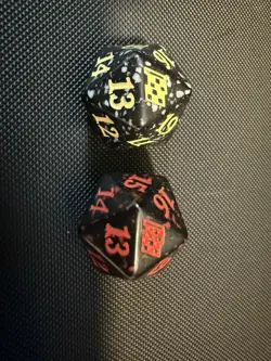 Magic The Gathering MTG Spindown D20 Life Counter Dice Lot Of 5 Oversized - Image 4