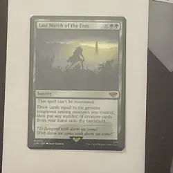 Last March of the Ents, LotR MTG green bomb, Make Haste, Little Hobbits - Image 1