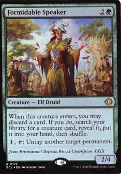 MTG Formidable Speaker Lorwyn Eclipsed Foil - Image 1
