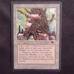 Magic: The Gathering Mishra's Factory Land Antiquities Rare English - Image 1