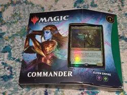 Magic the Gathering MTG Elven Empire Kaldheim Commander Unopened Deck - Image 1