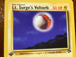 Pokemon Gym Challenge 1st Edition Non-Holo Lt. Surge's Voltorb 86 /132 EX - Image 3