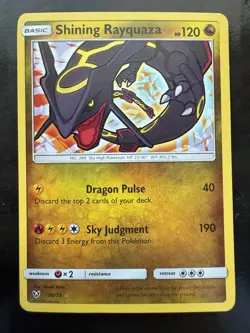 Pokemon Shining Rayquaza Holo Rare Shining Legends 56/73 (LP) - Image 1