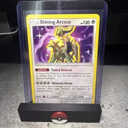 Pokemon TCG Shining Arceus Shining Legends Holo Rare Card 57/73 Silver Star - Image 1