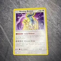 Pokemon TCG Shining Arceus Shining Legends Holo Rare Card 57/73 Silver Star - Image 2