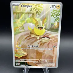 Yamper 99/94 Phantasmal Flames Illustration Rare NM English Pokemon TCG - Image 1