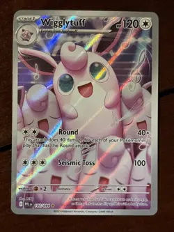 Pokemon Phantasmal Flames Wigglytuff 105/094 Illustration Rare Holo - Image 1