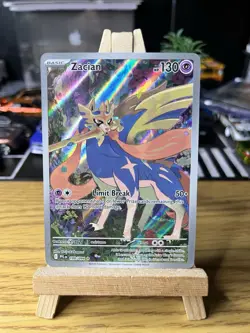 Pokemon TCG Zacian PFL 100/94 Phantasmal Flames Illustration Rare NM - Image 1