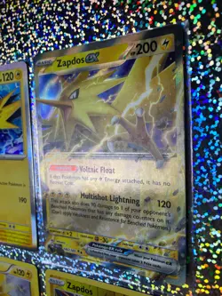 Pokemon TCG: Roaring Skies Cracked Ice Holo 23/108 Zapdos; 145/165 Zapdos ex - Image 3