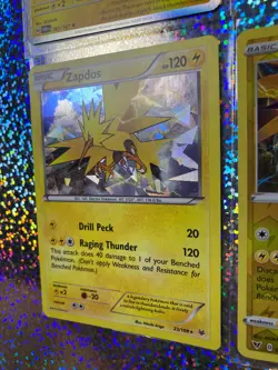 Pokemon TCG: Roaring Skies Cracked Ice Holo 23/108 Zapdos; 145/165 Zapdos ex - Image 5