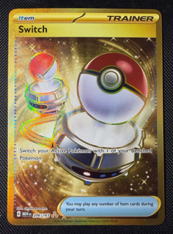 Pokemon TCG Switch 206/165 SV Scarlet & Violet 151 Hyper Rare NM - Image 1