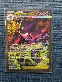 Mega Gengar ex 284/217 SIR Secret Rare Pokemon Ascended Heroes IN HAND - Image 3