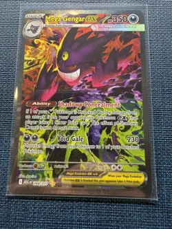Mega Gengar ex 284/217 SIR Secret Rare Pokemon Ascended Heroes IN HAND - Image 4