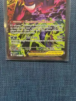 Mega Gengar ex 284/217 SIR Secret Rare Pokemon Ascended Heroes IN HAND - Image 5
