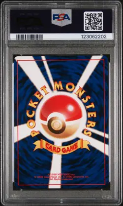 1999 POKEMON JPN BULBASAUR DECK #23 DOUBLE COLORLESS ENERGY PSA 9 - Image 2