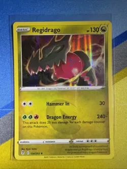 Regidrago Holo Rare - 124/203 - Evolving Skies Pokemon 2021 - Image 1