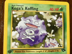 Pokemon Gym Challenge Non-Holo 1st Edition Koga's Koffing 79/132 EX/NM - Image 3