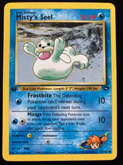 Pokemon Gym Challenge 1st Edition Misty's Seel 91/132 Excellent Condition. - Image 1