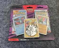 Pokemon TCG Surging Sparks Twilight Masquerade Team Rocket’s Promo Blister Pack - Image 1