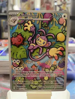 Pokemon Company Me02 Phantasmal Flames Ambipom 107/094 Illustration Rare Holo - Image 1