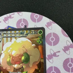 Pokemon WHIMSICOTT EX 165/086 - White Flare SPECIAL ILLUSTRATION RARE - NM - Image 3