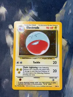 Pokemon Jungle Electrode Holo - Lightly Played LP - No Symbol 2/64 - Image 1