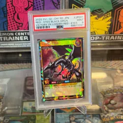 PSA 9 Yugioh Red-Eyes Black Dragon RD/VJMP-JP001 - Image 1