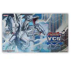 Hot Yu-Gi-Oh! Playmat Blue-Eyes White Dragon CCG TCG Trading Card Game - Image 1