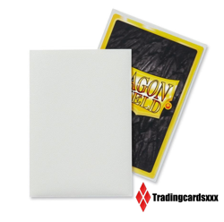 ♦Yu-Gi-Oh!♦ 60 Proteges Cartes/Sleeves SMALL Dragon Shield Matte - White (Blanc) - Image 2