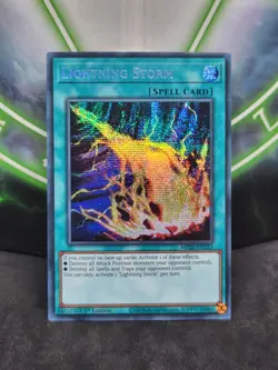 Yugioh Lightning Storm MP22-EN253 Prismatic Secret Rare 1st Edition NM - Image 1