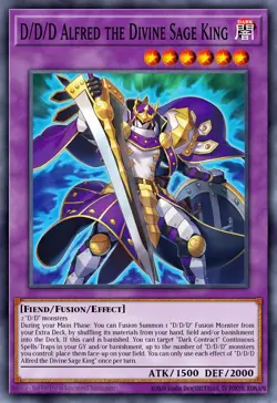 Yugioh BPRO-EN033 - D/D/D Alfred the Divine Sage King - Common - Image 1