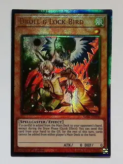 Droll & Lock Bird - RA02-EN006 - Ultimate Rare - 1st Edition Yugioh - Image 1