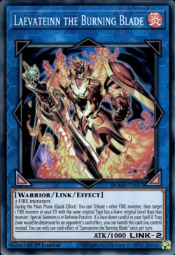 Laevateinn The Burning Blade - Super Rare 1st Edition DOOD-EN053 - NM - YuGiOh - Image 1