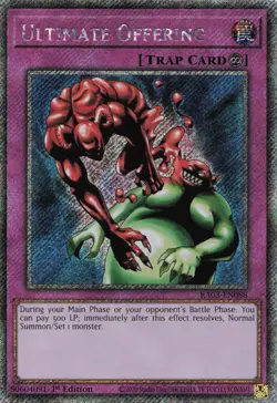 Yugioh Ultimate Offering RA03-EN088 - Platinum Secret Rare - Image 1