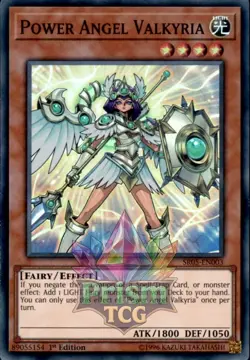 Power Angel Valkyria Super Rare #SR05-EN003 Yugioh LP Super Rare - Image 1