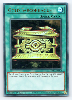 Gold Sarcophagus - RA02-EN052 - Ultra Rare - 1st Edition Yugioh - Image 1