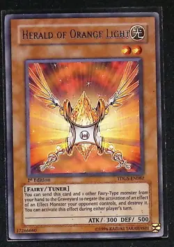 Herald of Orange Light - TDGS-EN082 - Rare - 1st Edition Yugioh - Image 1