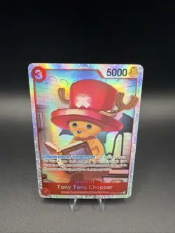 Tony Tony.Chopper OP08-007 SR ONE PIECE Tcg Card Game NM RED - Image 1