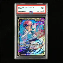 PSA 9 MINT 2025 One Piece JPN Koby OP11-119 SEC - Image 1